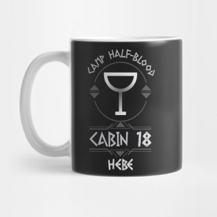 Cabin #18 in Camp Half Blood, Child of Hebe – Percy Jackson inspired design Mug